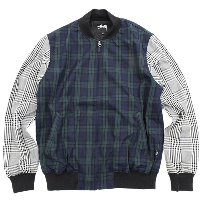楽天市場】ステューシー STUSSY ジャケット メンズ Mixed Plaid Bomber