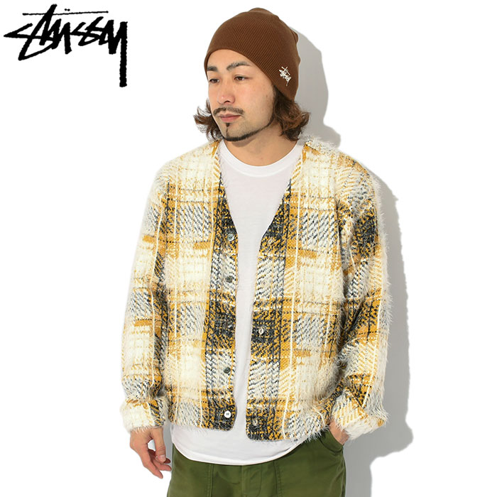楽天市場】ステューシー STUSSY カーディガン Hairy Plaid ( stussy