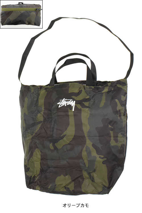 楽天市場】ステューシー STUSSY トートバッグ Stock Camo Nylon