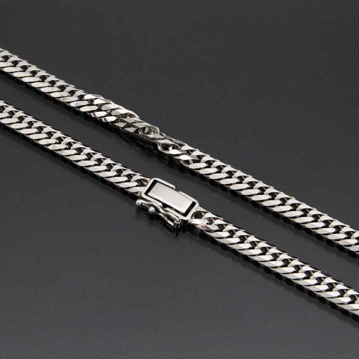 楽天市場】プラチナ 喜平ネックレス 6面ダブル 六面キヘイ PT850 50g