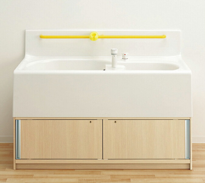 楽天市場】○TOTO 幼児用バス【PFS1400CBR】キャビネット:ライトウッド