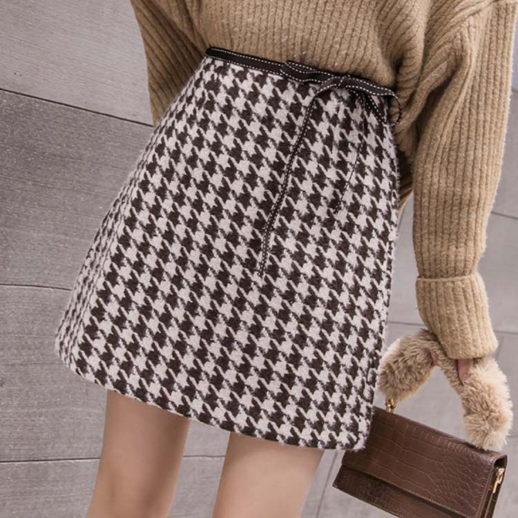 楽天市場】千鳥柄 全2色×5サイズスカート タイトスカート ミニスカート