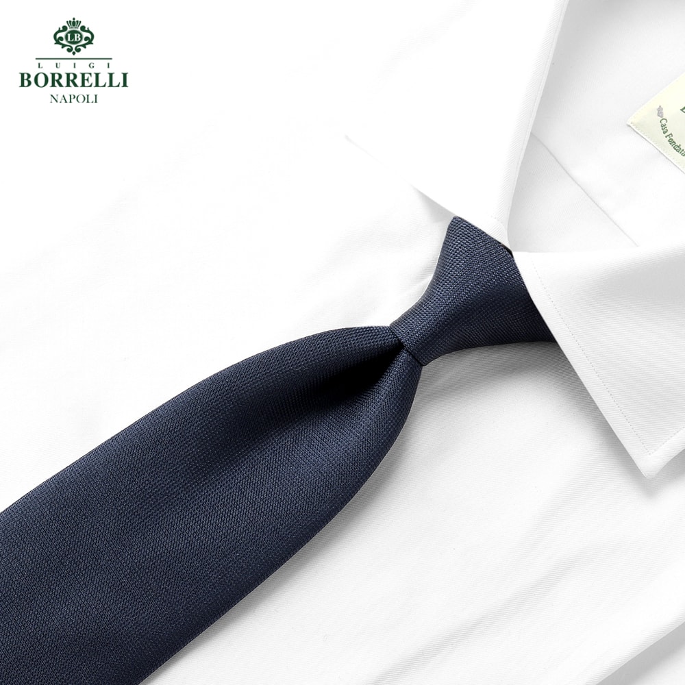 LUIGI BORRELLIルイジボレッリ 紺無地 ネイビーソリッド GLORYGUY & Cachette｜美しく生きる為に装うのが、オトコの流儀です