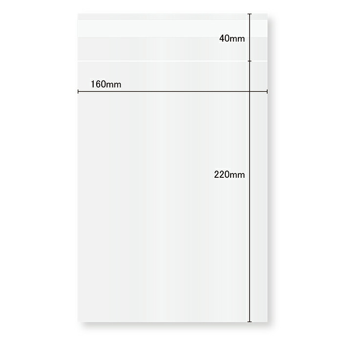 楽天市場】透明OPP袋 A5 OPP袋 テープ付き 100枚入 40ミクロン DM発送