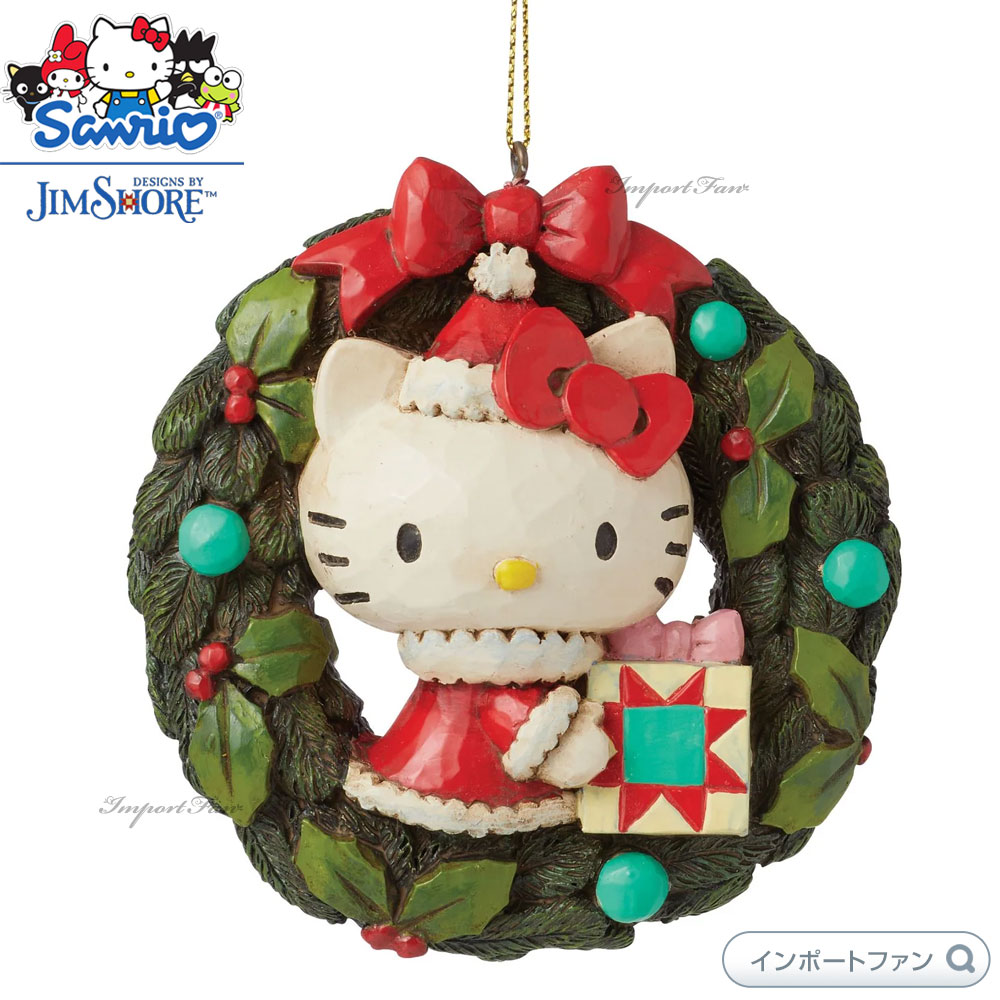 楽天市場】ジムショア サンリオ ハローキティ クリスマスリース