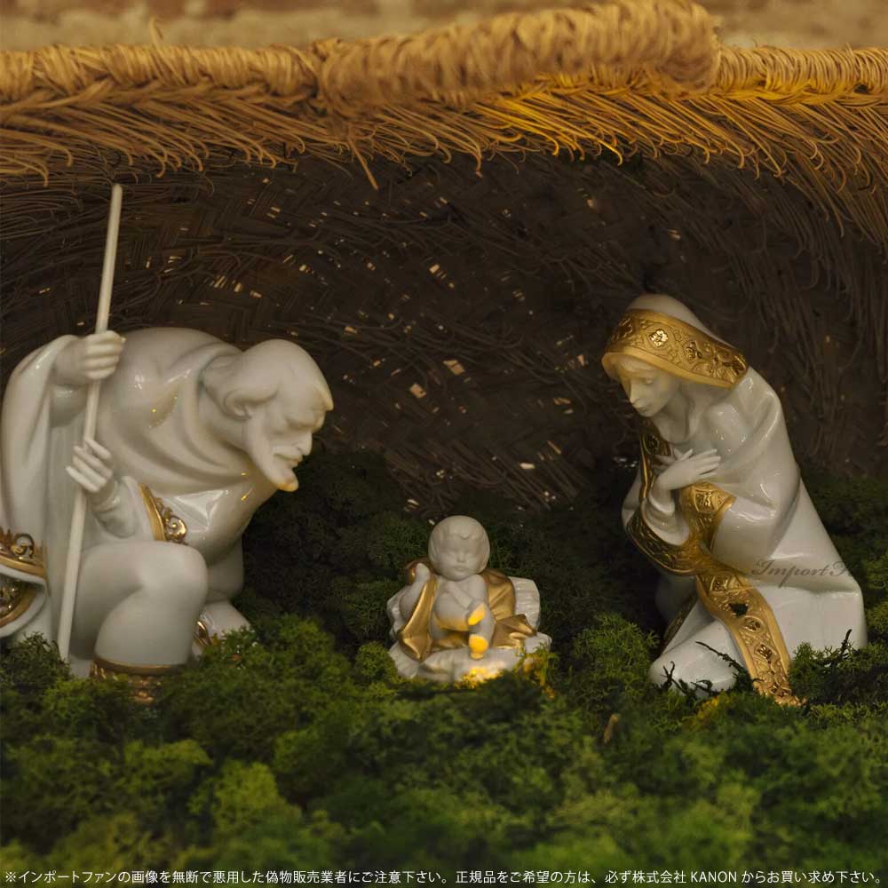 楽天市場】リヤドロ 幼子 イエス ジーザス リデコ ゴールド キリスト