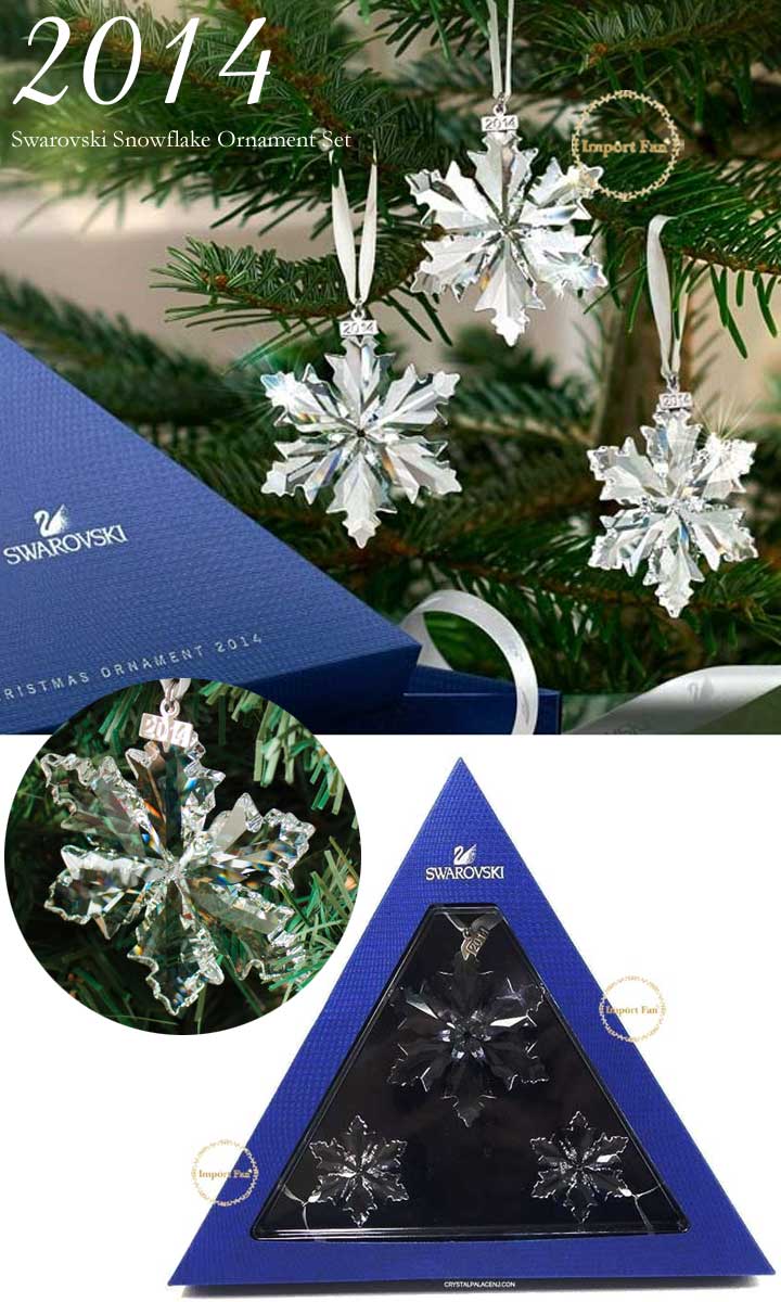 楽天市場】スワロフスキー 2014年 限定 スノーフレーク クリスマス 3個