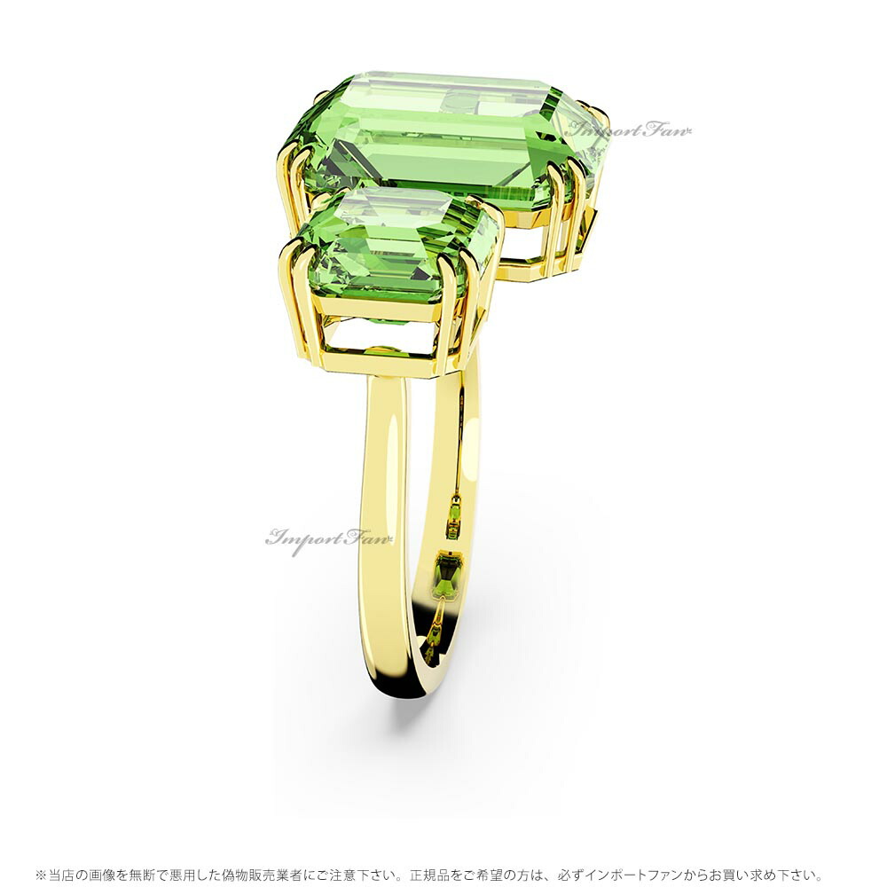 楽天市場】スワロフスキー ミレニア オープンリング 指輪 オクタゴン