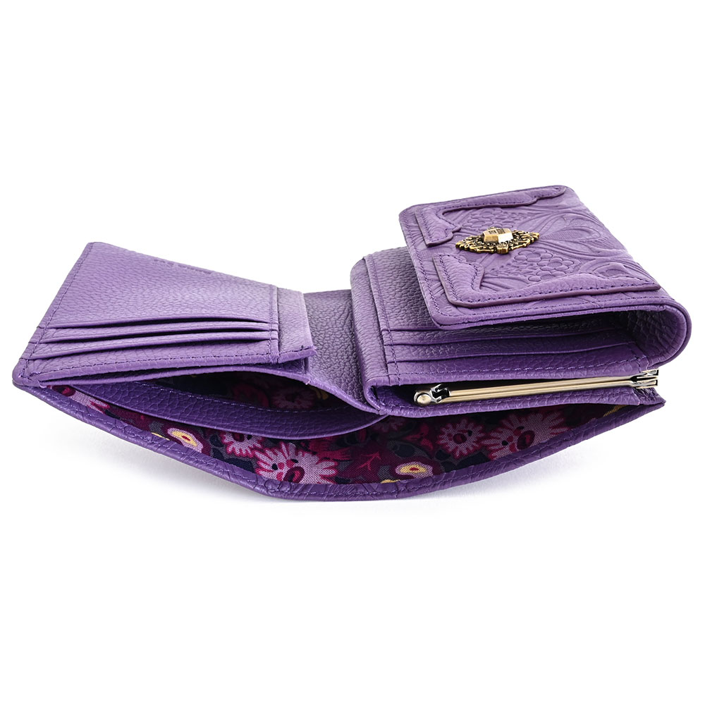 楽天市場】アナスイ ノヴァ 財布 二つ折り財布 がま口財布 紫(パープル