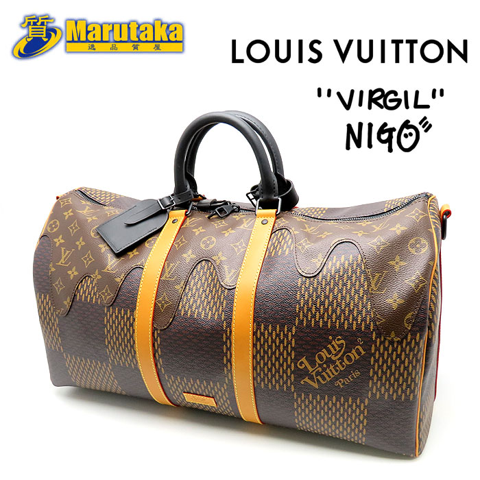 楽天市場】ルイ・ヴィトン × nigo コラボ キーポル50 バンドリエール