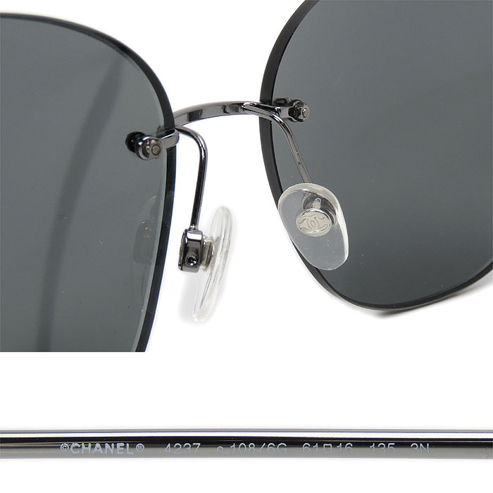 楽天市場】シャネル サングラス 4237 c.108/6G 61□16 135 3N 縁なし