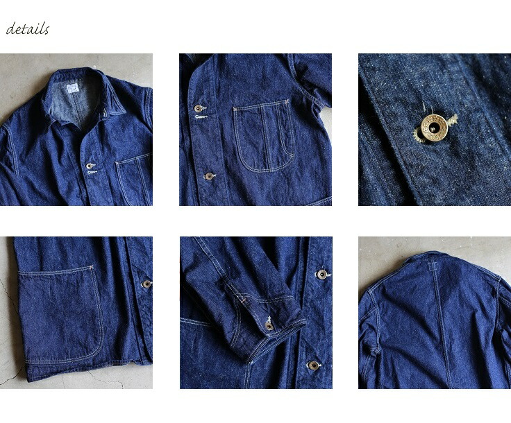 楽天市場】【orslow】 1940's DENIM COVER ALL One Wash 9oz(オンス