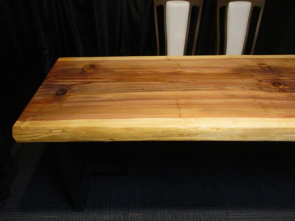 楽天市場】# 818□ 吉野杉 杉 スギ 一枚板 ダイニングテーブル ロー