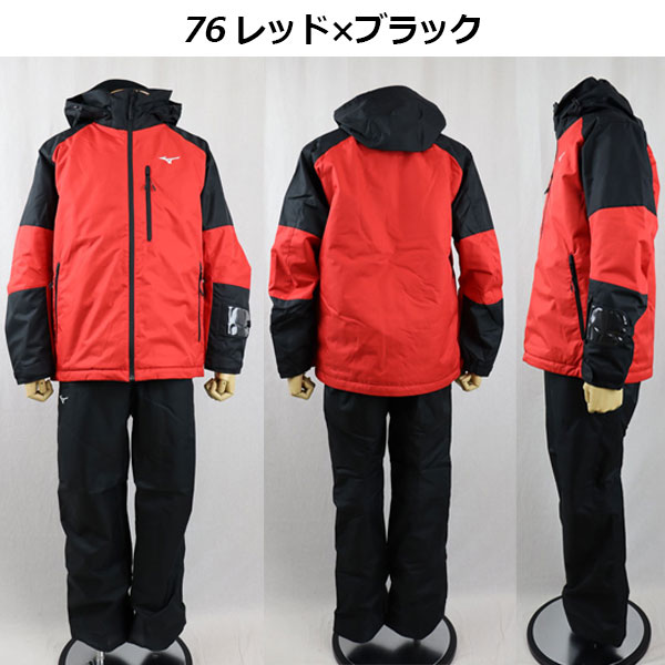 Mizuno 赤 XL スキーウェアー(上) Mizuno 赤 XL スキーウェアー(上