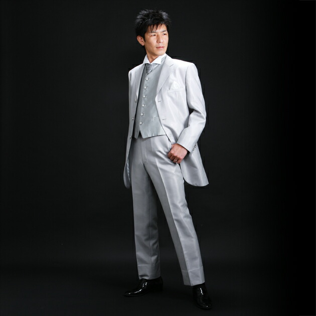 楽天市場】【スーパーSALE 半額】【タキシード】【シルバーロング