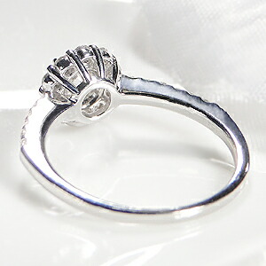 楽天市場】Pt900【0.7ctUP】ダイヤモンド フラワーリング指輪 リング