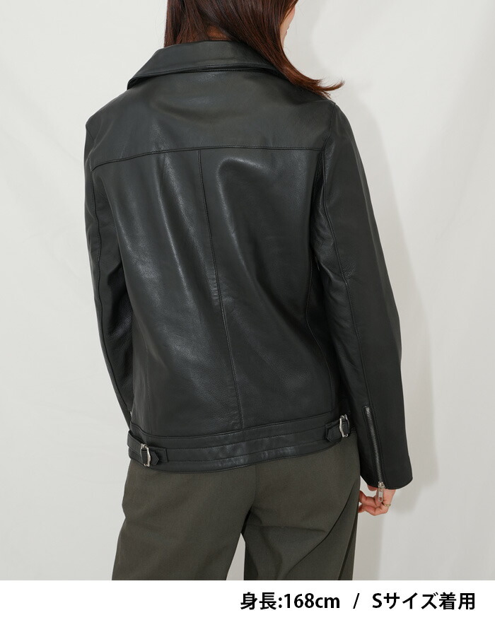 楽天市場】【3/11まで！10％オフ】レザージャケット ライダース ダブル