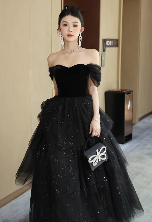 楽天市場】パーティー ドレス ロング マキシ丈 黒いドレス ハート