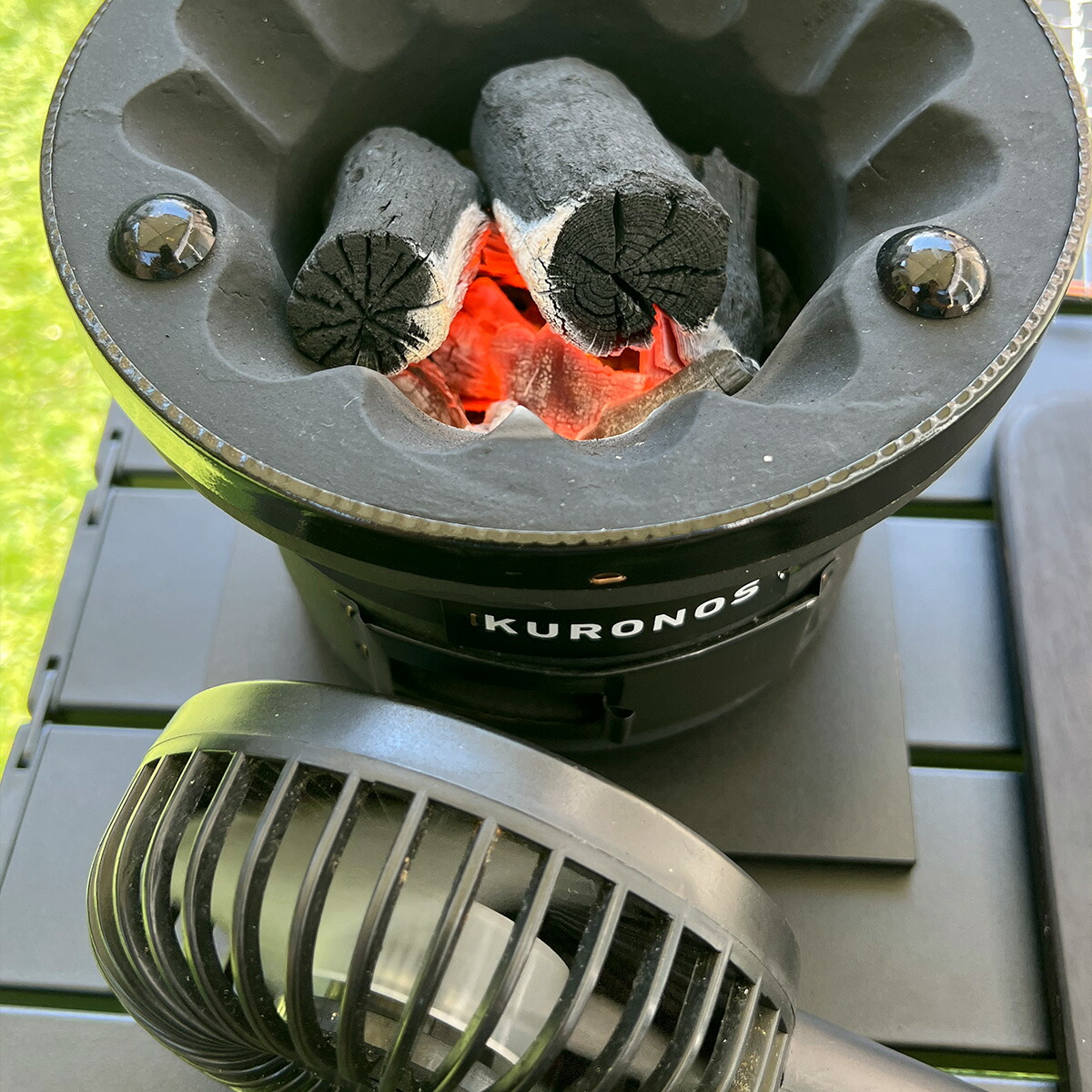 楽天市場】七輪 黒 黒七輪 5号 KURONOS クロノス 手乗りサイズ 珪藻土