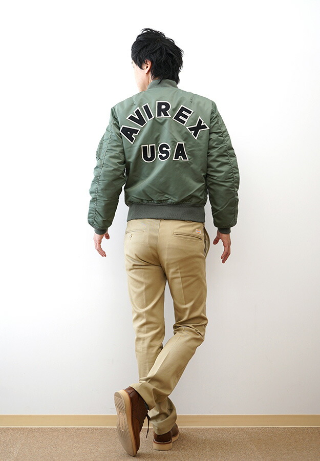楽天市場】AVIREX（アヴィレックス） MA-1 COMMERCIAL LOGO フライト