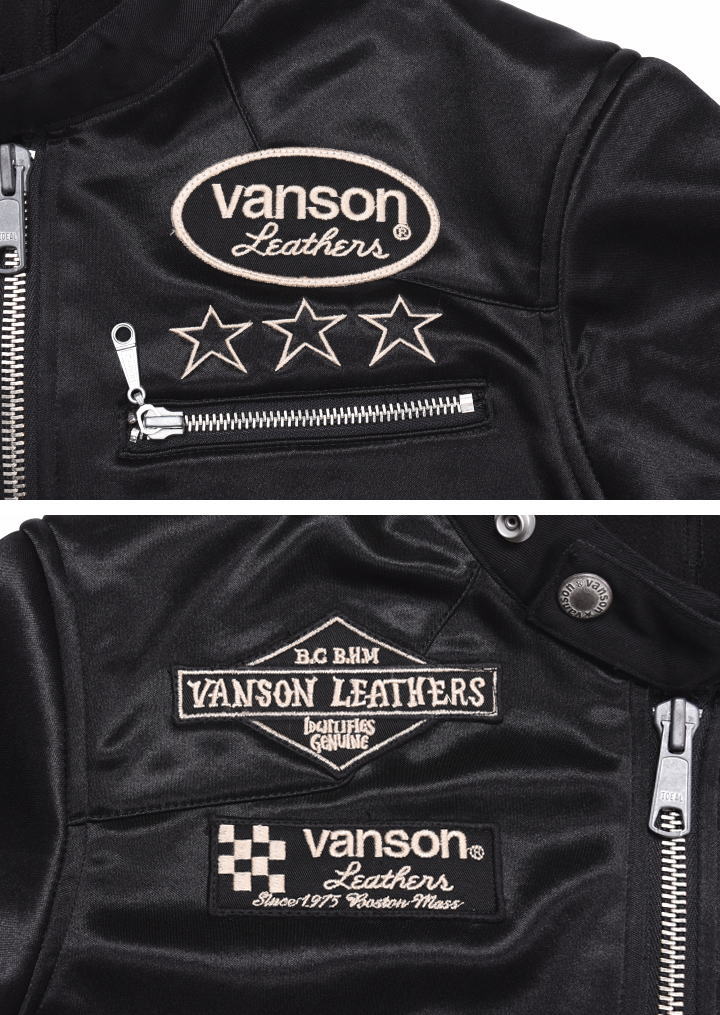 楽天市場】【当店別注】バンソン VANSON ライダース ワンスター 刺繍