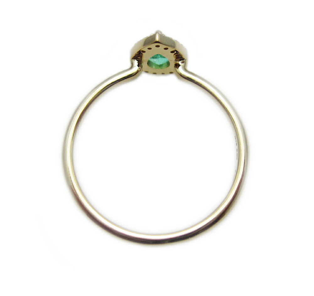 楽天市場】パライバトルマリン ペアシェイプ リング イエローゴールド