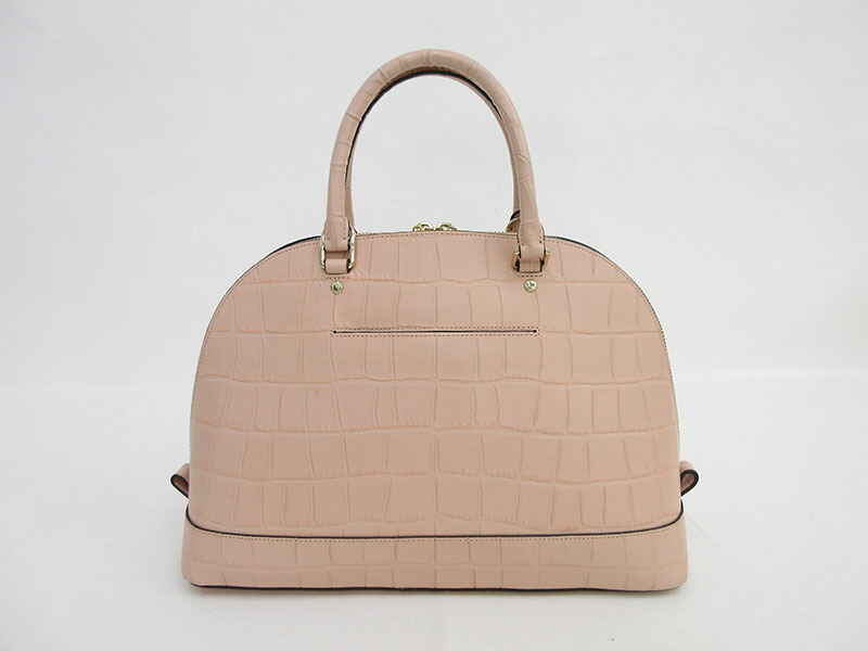 楽天市場】COACH(コーチ) ハンドバッグ F37264 ピンク クロコ型押し