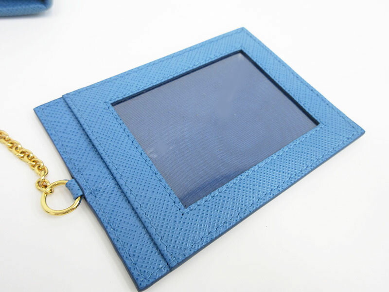 楽天市場】PRADA(プラダ) リボン 長財布 青 ブルー サフィアーノ