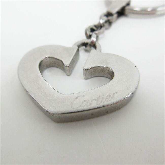 楽天市場】Cartier(カルティエ) Cハート キーホルダー キーリング