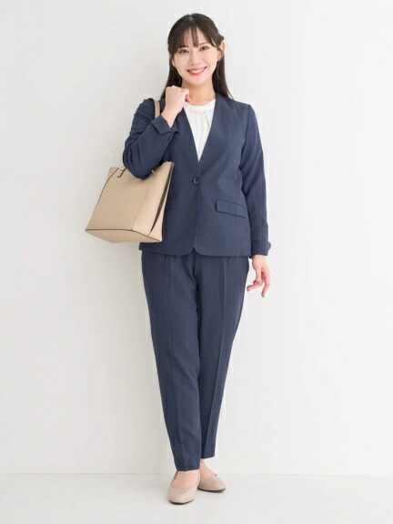 楽天市場】＼30%OFF／大きいサイズ スーツ 伸縮 洗濯機OK レディース