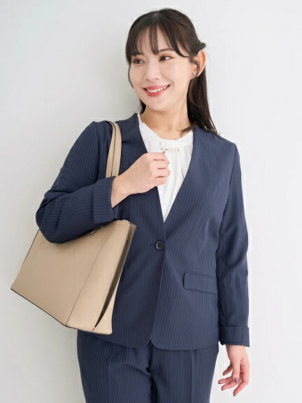 楽天市場】＼30%OFF／大きいサイズ スーツ 伸縮 洗濯機OK レディース