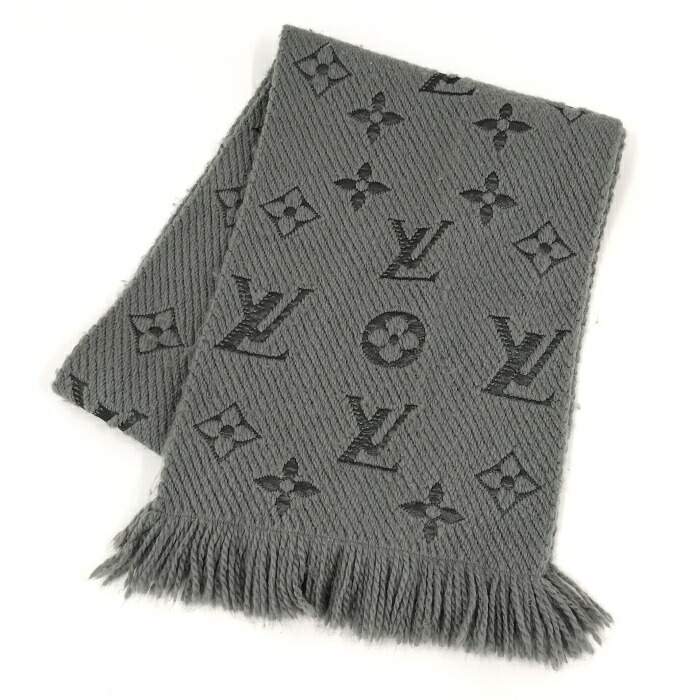 楽天市場】【中古】LOUIS VUITTON エシャルプ ロゴマニア マフラー