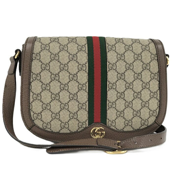 ✨極美品✨GUCCI シェリーライン GG ショルダーバッグ ブラウン レザー