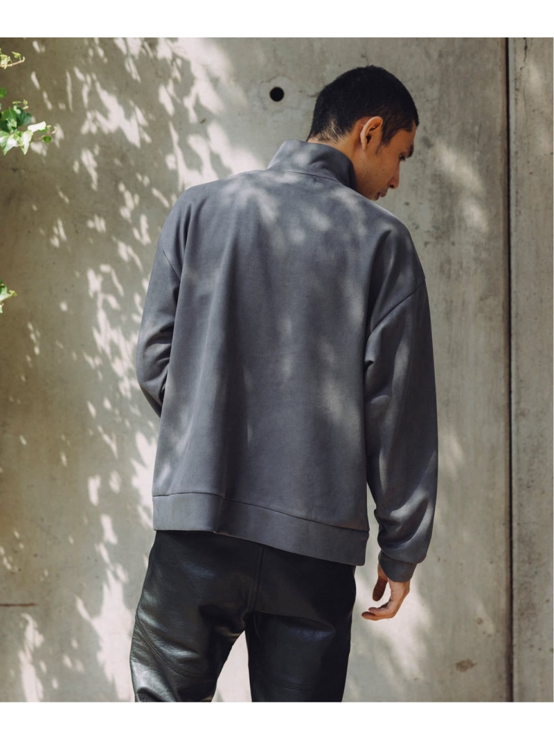 楽天市場】【SALE／30%OFF】フェイクスエード ハーフジップスウェット