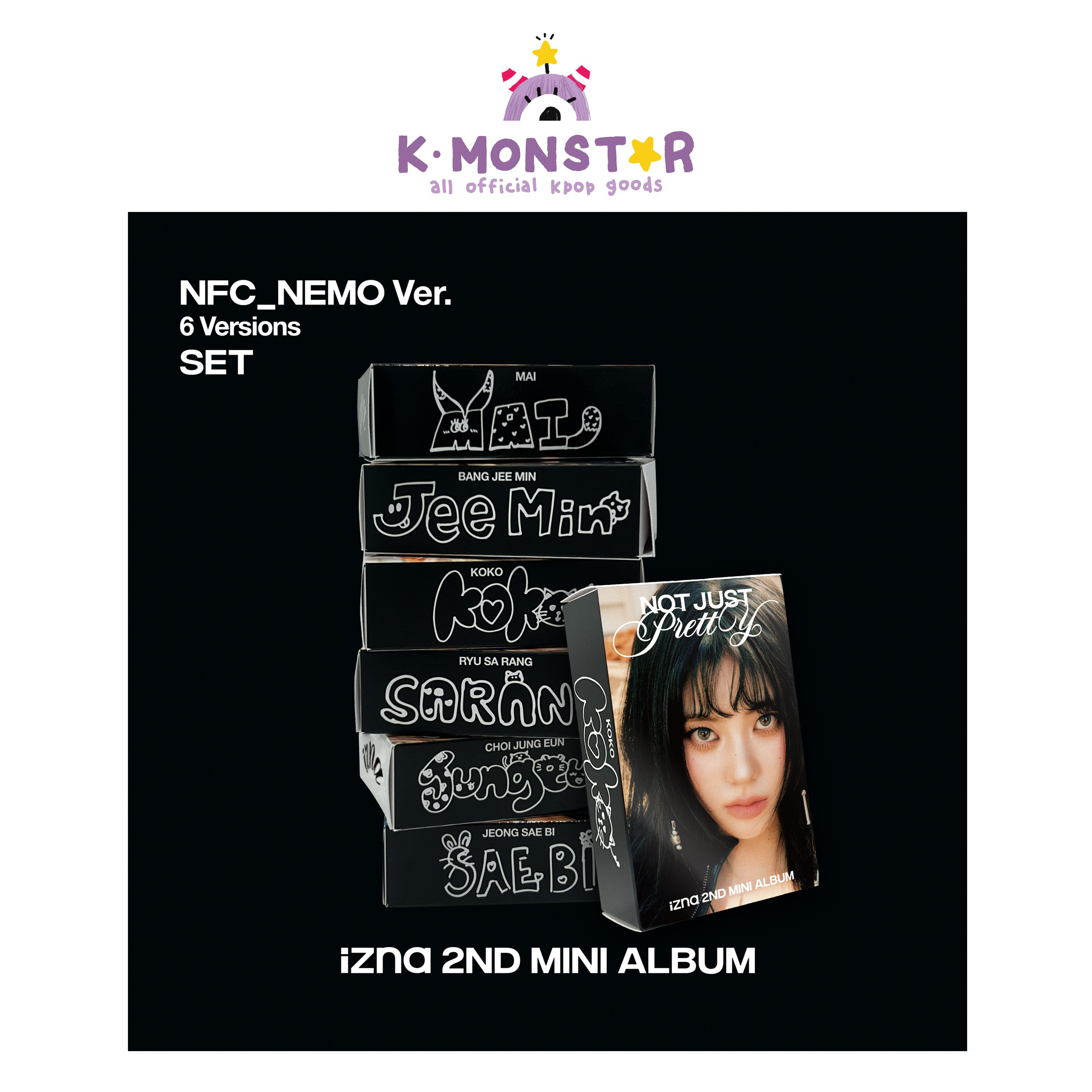 楽天市場】izna - Not Just Pretty / 2nd Mini Album (NFC_Nemo Ver