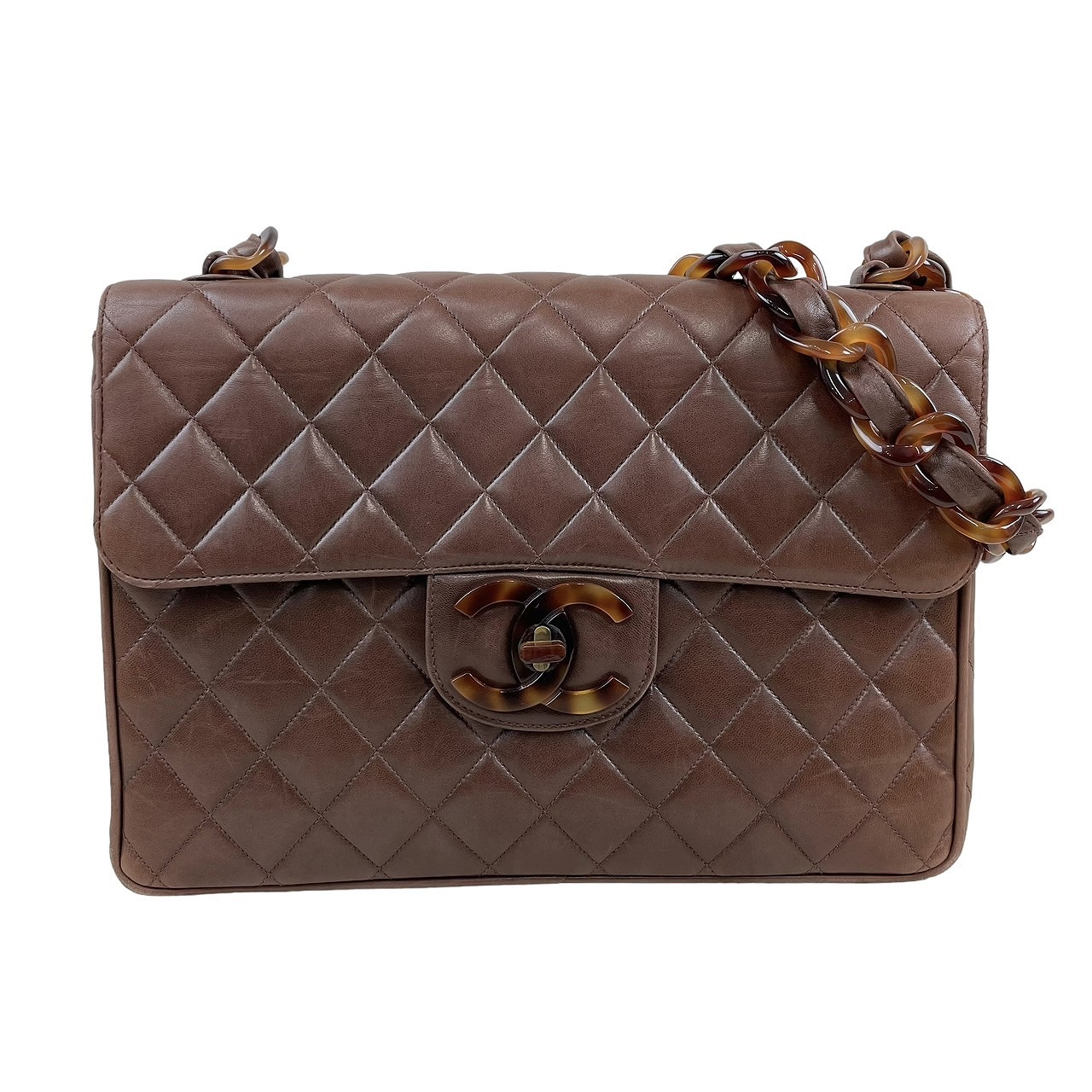 楽天市場】シャネル(CHANEL) - デカマトラッセ べっ甲調チェーン