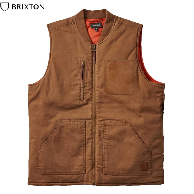 楽天市場】BRIXTON ブリクストン ABRAHAM BUILDERS REVERSIBLE VEST
