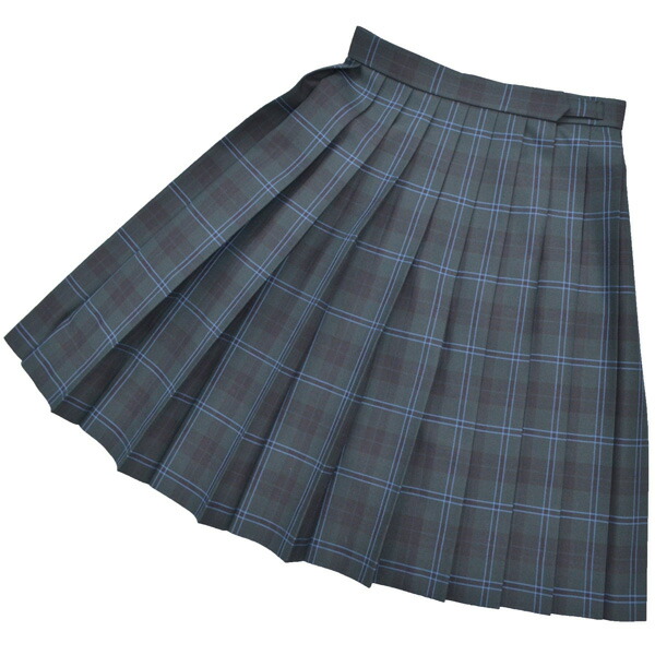 楽天市場】【在庫処分品】冬制服スカート【ダークグリーン×黒チェック