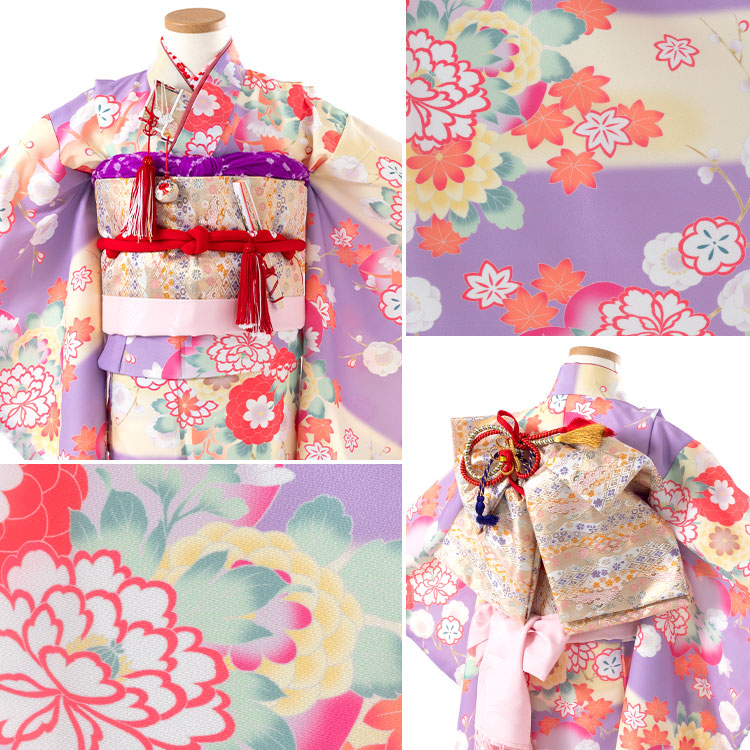 楽天市場】【2026年新作】七五三 着物 7歳 四つ身セット(結び帯セット