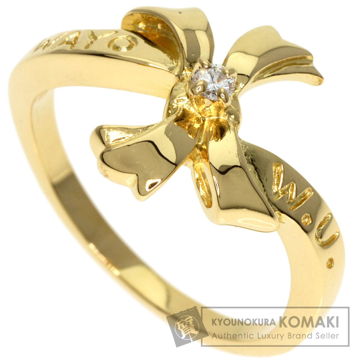 楽天市場】ミキモト ダイヤモンド カレッジリング リング・指輪 K18