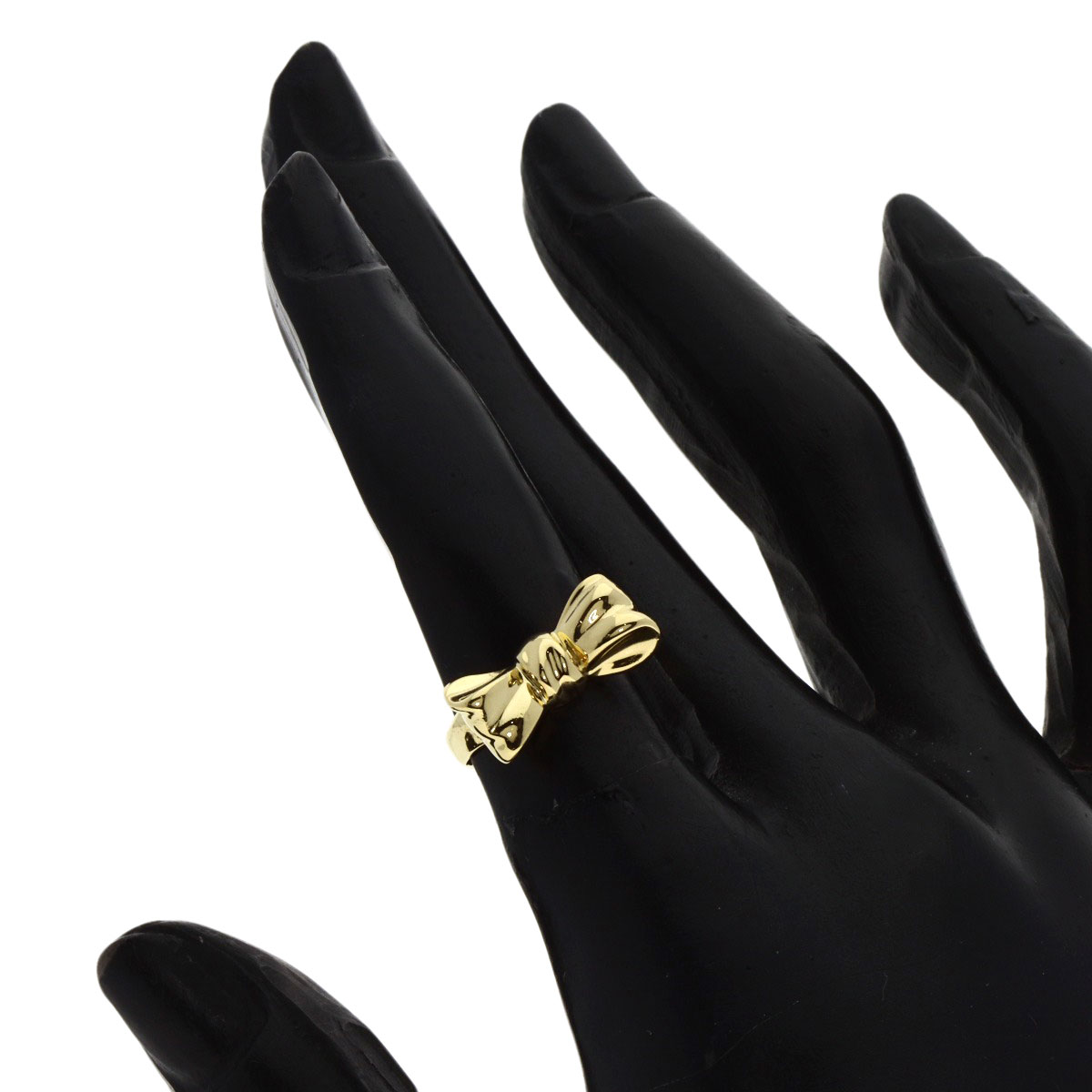 楽天市場】ティファニー リボン リング・指輪 K18イエローゴールド