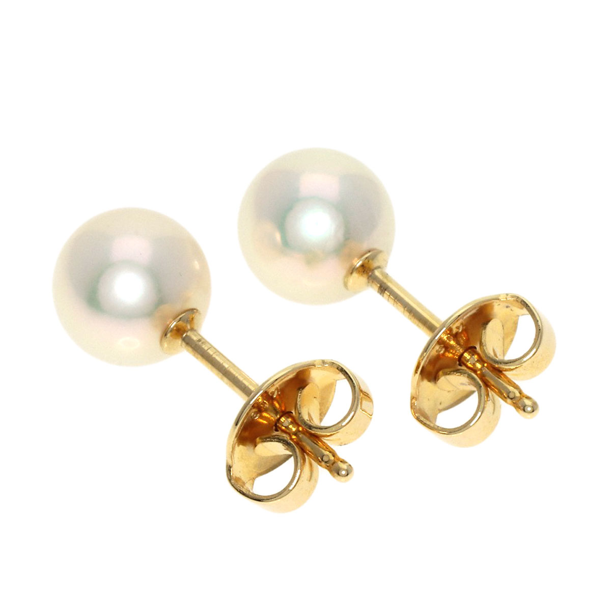 楽天市場】ミキモト パール 真珠 ピアス K18イエローゴールド