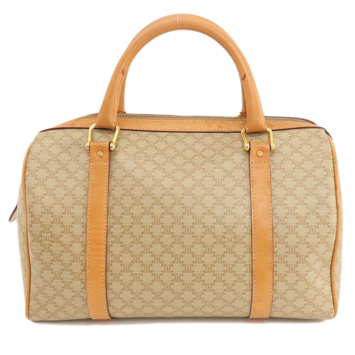 楽天市場】セリーヌ マカダム ボストンバッグ PVC/レザー レディース