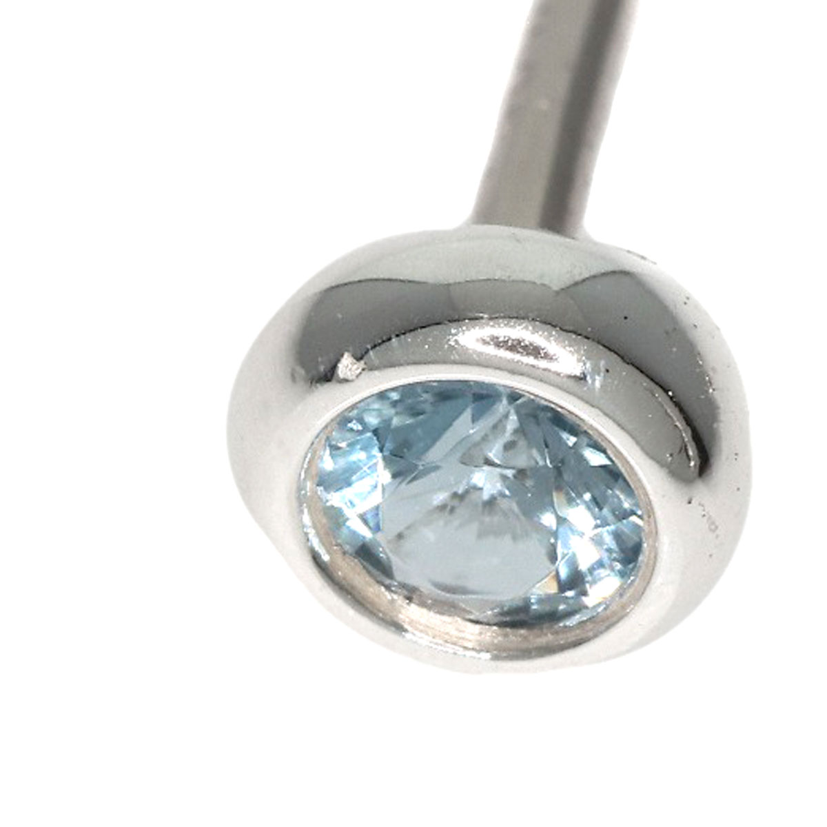 楽天市場】ティファニー バイザヤード アクアマリン ピアス シルバー