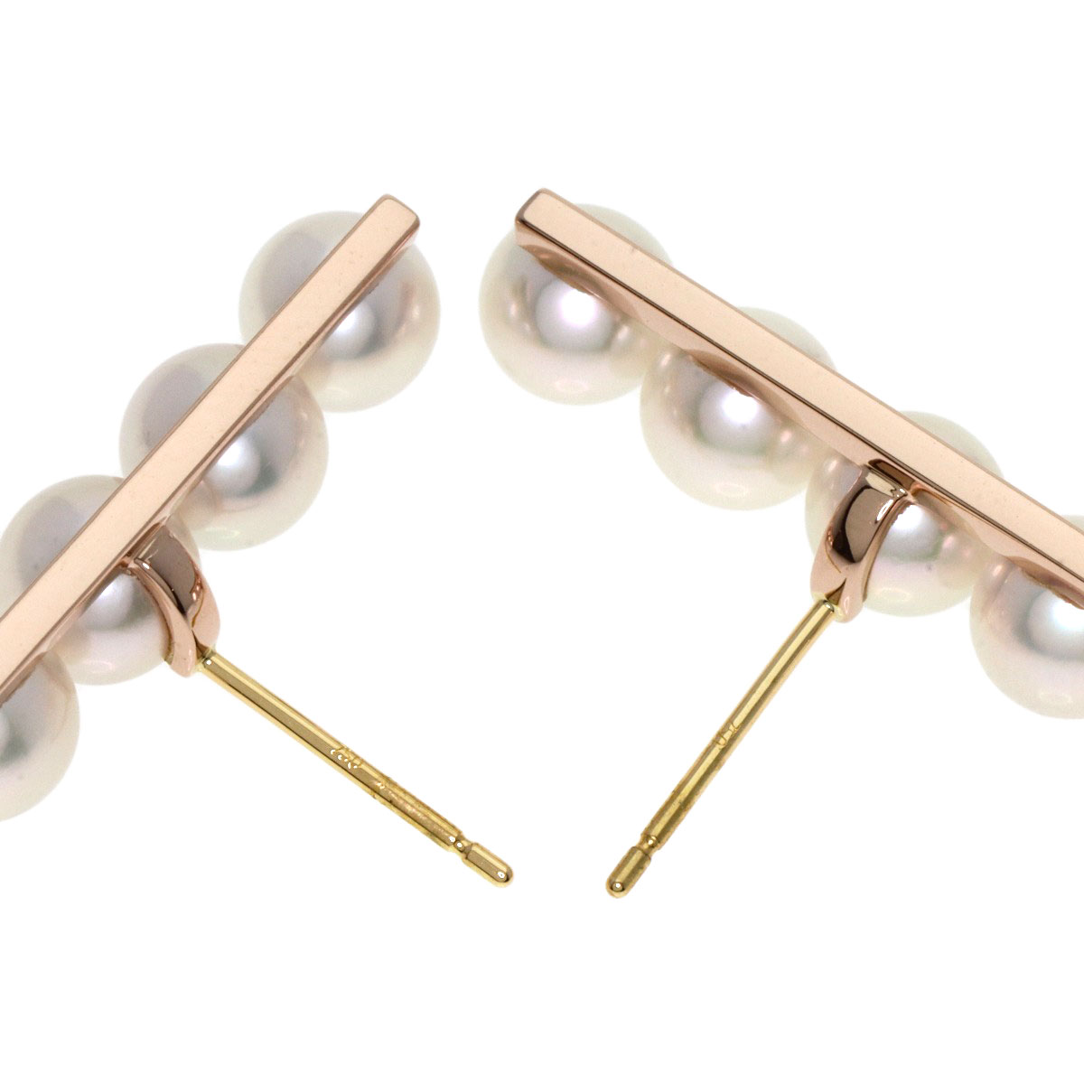 楽天市場】タサキ バランス プラス パール 真珠 ピアス K18ピンク