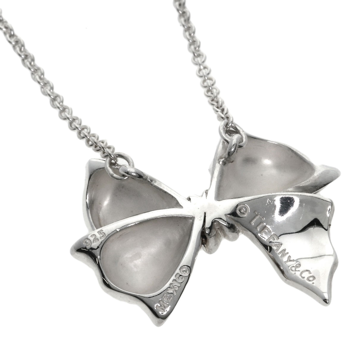 楽天市場】ティファニー リボン ネックレス シルバー レディース