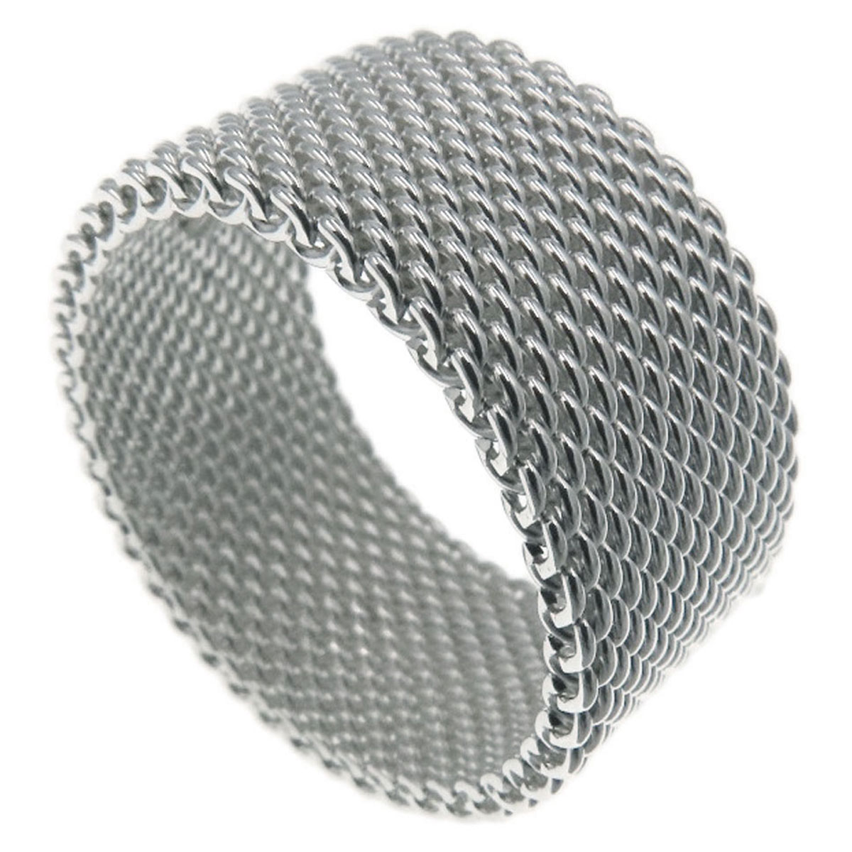 楽天市場】ティファニー サマセットメッシュ リング・指輪 シルバー