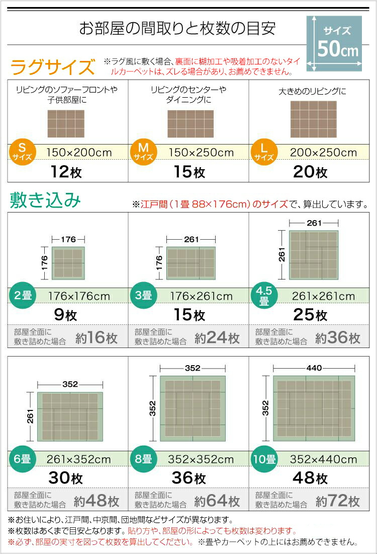 楽天市場】【レビュー特典】 東リ タイルカーペット 50×50 FF2400
