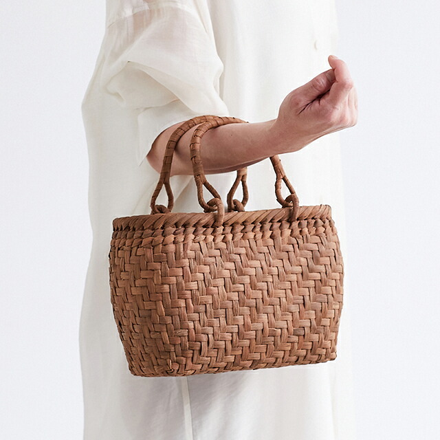 楽天市場】まんまるやさしいやまぶどう籠(リング取手/小サイズ)(約)最