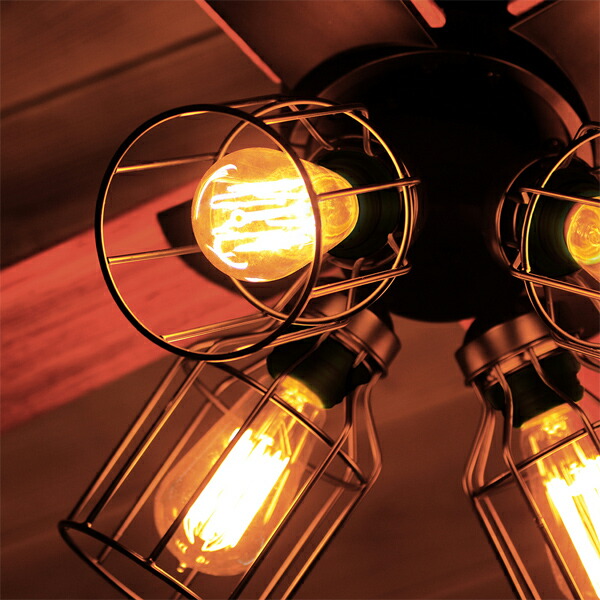 楽天市場】【レビュー特典】 『 ヴィンテージ シーリングファン 4灯